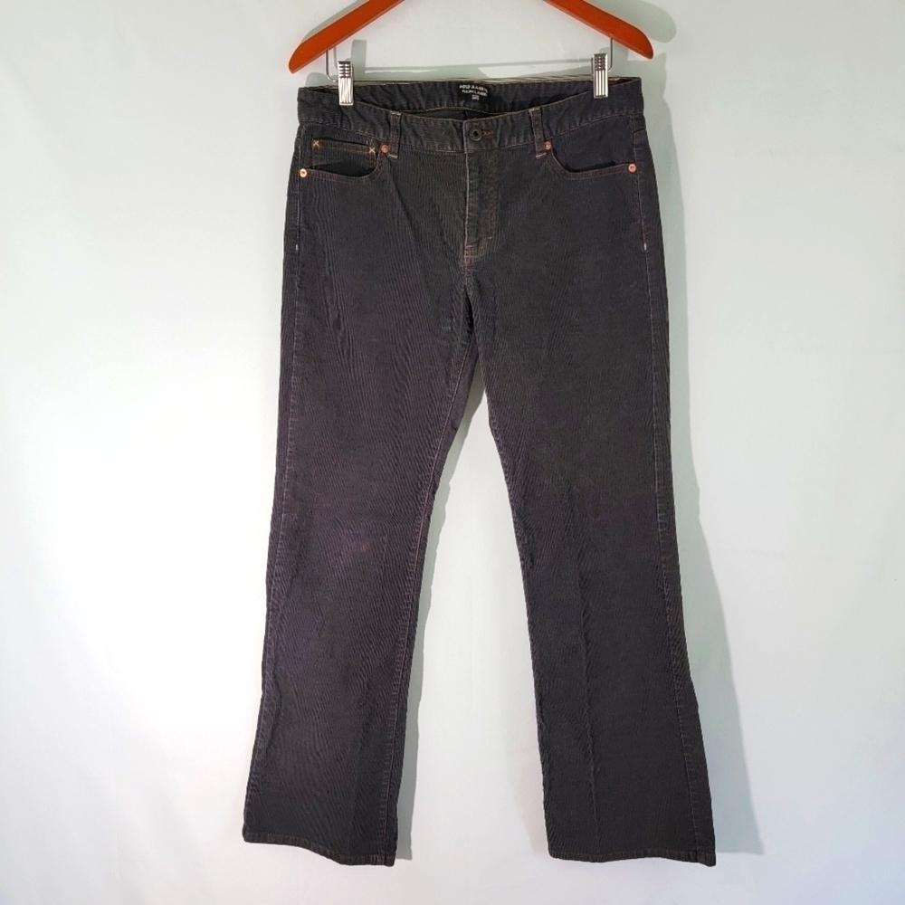 VTG POLO Jeans Ralph Lauren Women Green Corduroy Pants Sz 10x32 Straight Leg USA